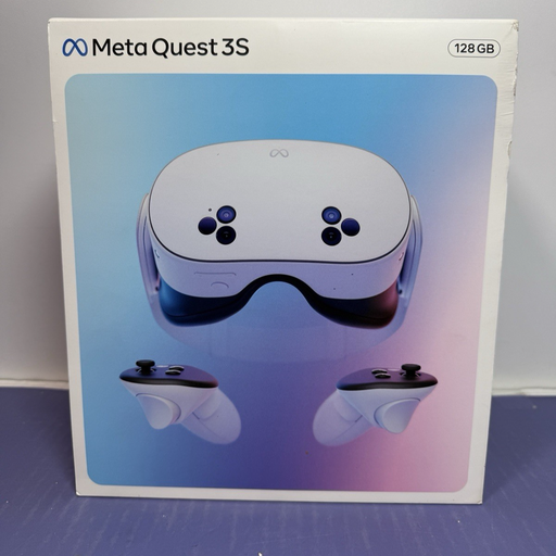 [13543-1] Meta Quest 3S Virtual Reality Headset in White - 128GB Storage (MC-1204060-03)