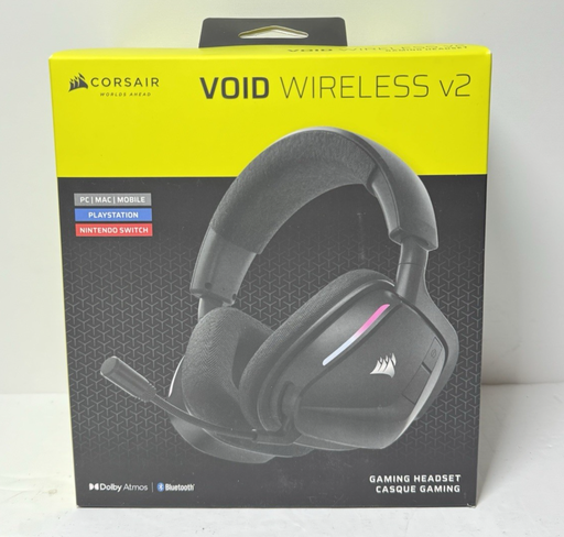 [13788-2] CORSAIR VOID v2 Wireless Gaming Headset for PC, PS5, PS4, Nintendo Switch -New