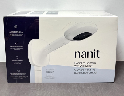 [13788-1] Nanit Pro N311 HD Baby Camera with Sleep Tracking and Breathing Monitoring-New