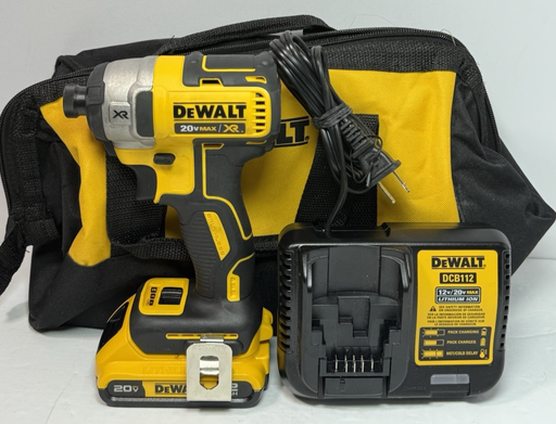 [13797-1] Dewalt DCF887 20V MAX XR 1/4" Cordless Impact Driver Kit 2.0 Ah batt