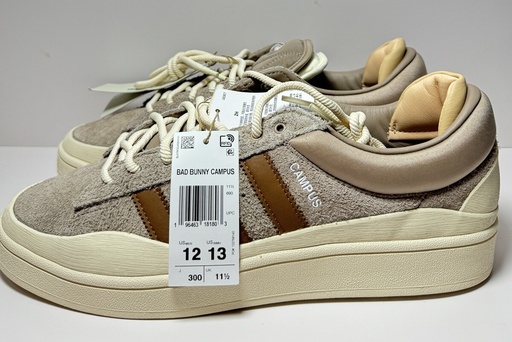[5322-1] Adidas X bad Bunny Campus Chalky Brown ID2529- US MENS SIZE 12, W13
