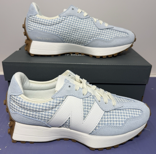 [13925-5] 327 New Balance Woman W327910 Blue White 327 Brand New