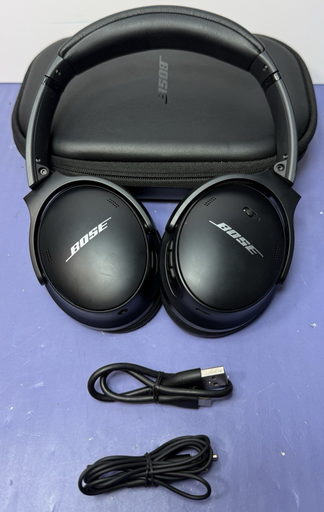 [14075-1] Bose QuietComfort 45 Noise Canceling Bluetooth Headphones - Black (437310)