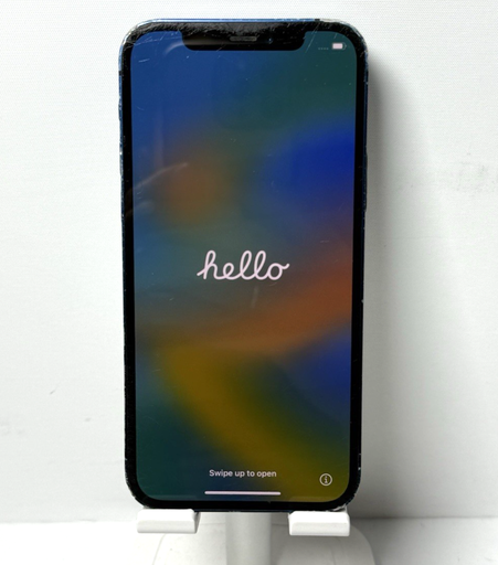 [14141] Apple iPhone 12 64GB Blue Unlocked A2172 - *Heavy Wear / Cracked Back*