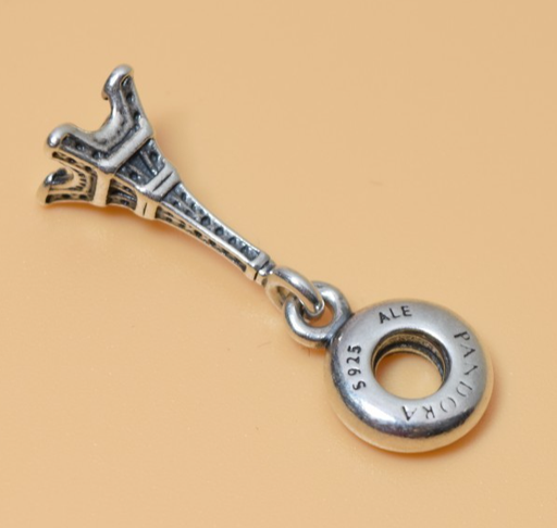 [FRB] Pandora Sterling Silver Paris France Eiffel Tower Travel Dangle Charm