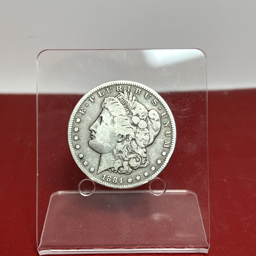 [7855-1] 1884-S MORGAN SILVER DOLLAR *NICE COIN!* -Silver