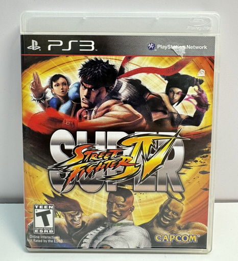 [8390 (freebie)] Super Street Fighter IV Sony PlayStation 3 PS3 Game Complete With Manual Tested