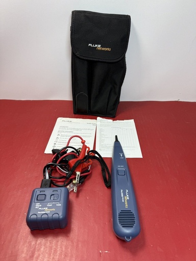 [8552-6] Fluke Networks Pro3000 Analog Tone Generator & Probe Kit W/ Case