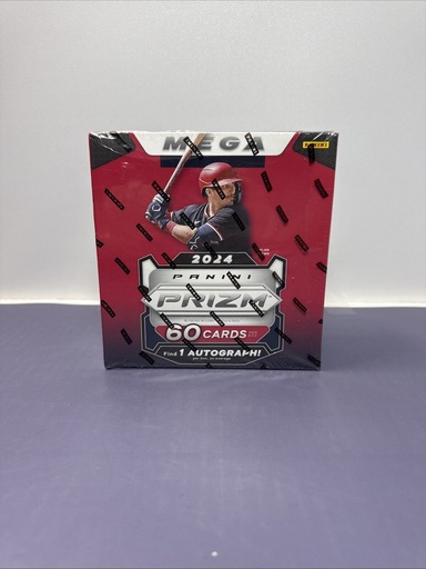 2024 Panini Prizm Baseball Trading Cards Mega Box - Factory Sealed 1 AUTO