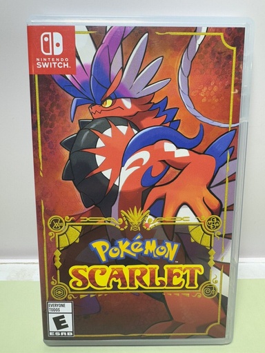 [9133-3] Pokémon Scarlet - Nintendo Switch (Original Case & Cartridge)