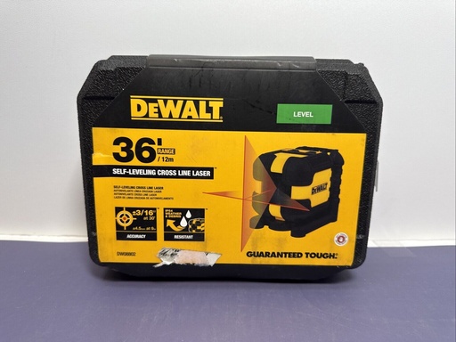 [9221-4] **NEW** DEWALT Green Self-Leveling Cross Line Laser Level (DW08802CG)