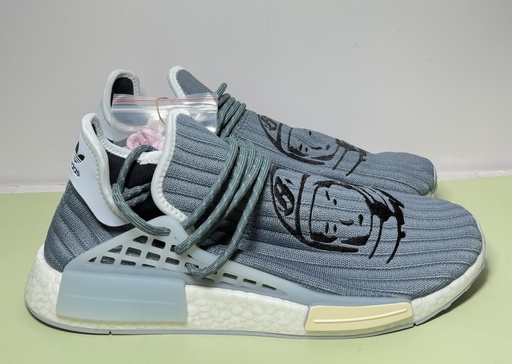 [9259-1] New Adidas NMD Hu Pharrell BBC Astronaut Blue 2021 Size 13