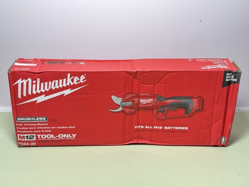 [9267-2] Milwaukee 2534-20 M12 12V Brushless Cordless Pruning Shears - Bare Tool