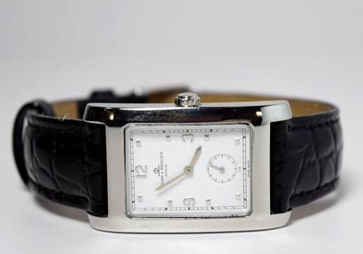 [8274-1] Baume & Mercier Hampton Sapphire Crystal Stainless Steel - MV045063