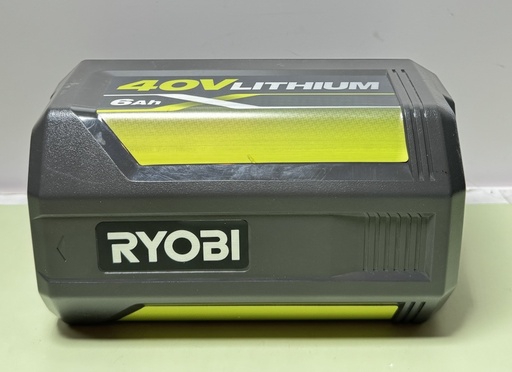 [9396-1] Ryobi 6.0 Ah 40V Lithium-Ion Battery OP40602VNM High Capacity