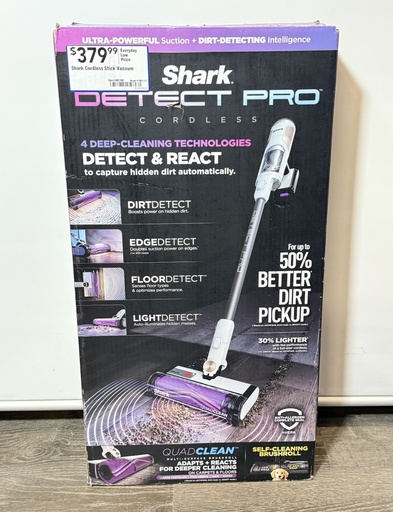 [9429-2] Shark Detect Pro Cordless Quad Clean Vacuum Cleaner IW1111 - Brand New