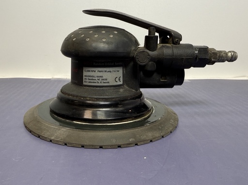 [9398-3] Ingersoll Rand 4151 6” Random Orbit Pneumatic Sander - Black - Good Preowned