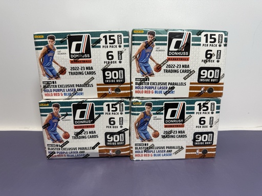 [9559-1 (x4)] LOT OF 4 - 2022-23 Donruss NBA Blaster Box / NEW-SEALED FREE SHIP