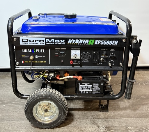 [9438-1] DuroMax XP5500EH 5,500-Watt Dual Fuel Portable Generator