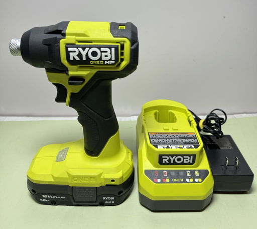 [9459-1] Ryobi PSBID01 18v 1/4" ONE+ HP Brushless Impact Driver w/ battery and charger
