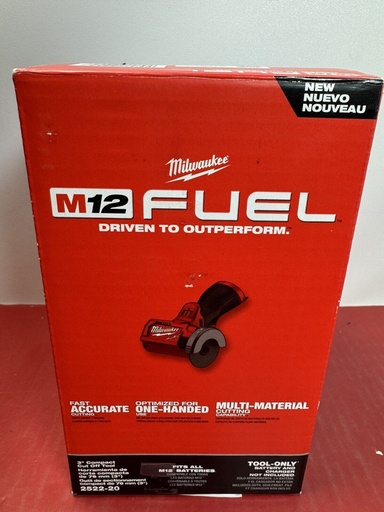 [9513-1] Milwaukee 2522-20 M12 12 Volt FUEL™ 3" Compact Cut Off Tool SEALED