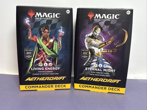 [9537-2 (2)] MTG Magic the Gathering: Aetherdrift Commander Decks Bundle New Sealed
