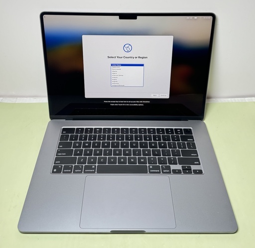 [9450-1] Apple MacBook Air 15" 2024 M3, 512GB SSD, 8GB Space Gray 9 Cycles -100% battery