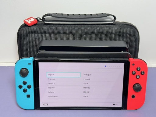 [9295-2] Nintendo Switch OLED Model HEG-001 Handheld Console 64GB w/ Controller