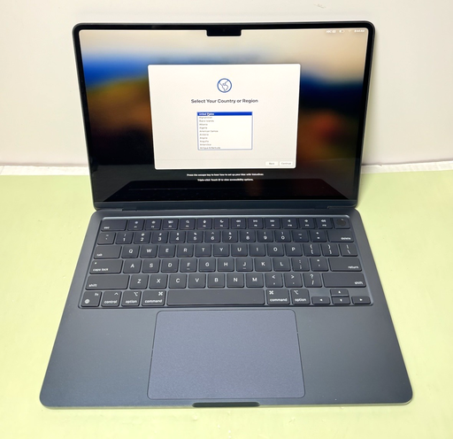 [9654-1] Apple MacBook Air 2022 13" 256GB SSD 8C GPU M2 8GB RAM A2681 Midnight- 100% Batt
