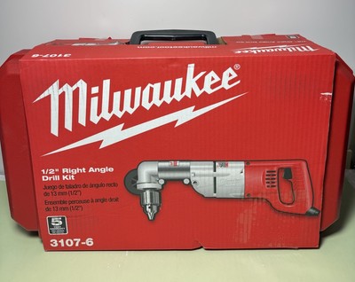 [9749-4] Brand New - Milwaukee 3107-6 1/2” Right Angle Drill Kit