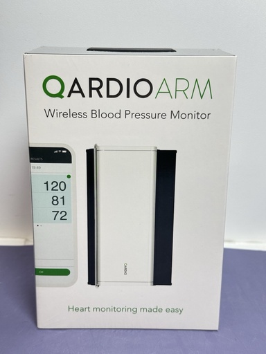 [9536-1, 9514-1] Brand NEW QardioArm A100 Smart Bluetooth Blood Pressure Monitor- Arctic White