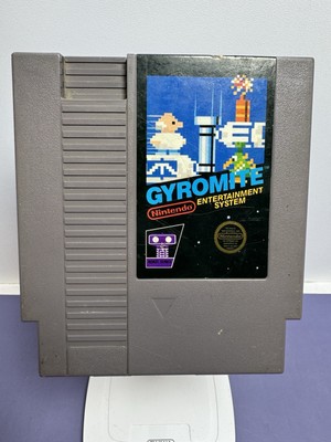Gyromite (Nintendo NES, 1985) Game Only - 5 Screws -  Cleaned, Tested, & Works