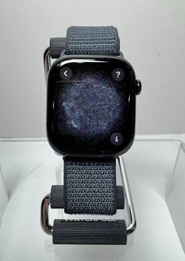 [9631-1] Apple Watch Series 10 (GPS) 46mm Case w Ink Sport Loop Jet Black 2024