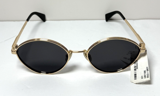 [2266-12] LANVIN LNV116S Sunglasses  Women Gold / Gray Oval - 57mm