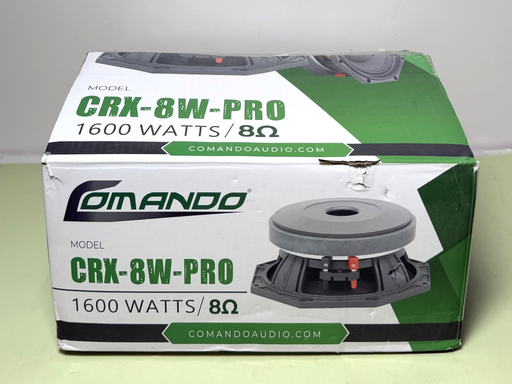 [freebie] COMANDO AUDIO CRX-8W-PRO  8” 1600W MAX. | COIL 8Ω