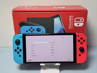 [9912-1] Nintendo Switch OLED Model HEG-001 Handheld Console 64GB-Complete