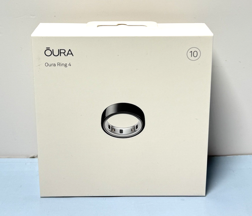 [10069-1] BRAND NEW - Oura Ring 4 Smart Ring 4th Gen. Size 10 BLACK Activity Tracker