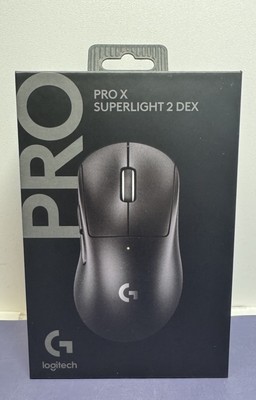 [10067-2] New Logitech G PRO X Superlight 2 DEX Lightspeed Wireless Gaming Mouse (Black)