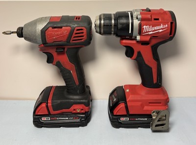 [10079-1] Milwaukee M18 2656-20 & 3601-20 Impact Driver Combo with Battery & Charger