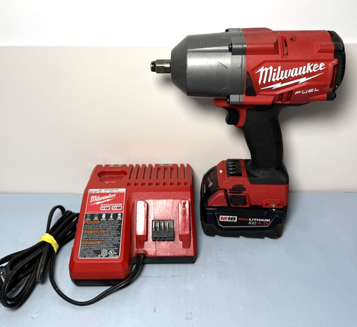 [10092-1] Milwaukee 2767-20 M18 FUEL Brushless  1/2" Square Ring w/  XC4.0 Batt+charger