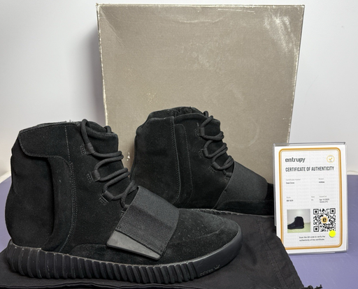 [10076-1] Adidas Yeezy Boost 750 Triple Black Size 11 - BB1839 - New w/ Box and Dustbag