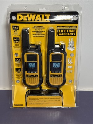 [10228-1] Dewalt DXFRS800 DXFRS800 2 W 22 Channels Two-Way Radios