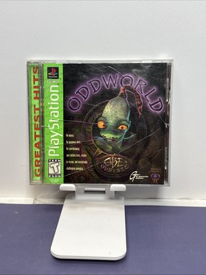 Oddworld Abe's Oddysee Sony PlayStation 1 PS1 Greatest Hits Game CIB Tested