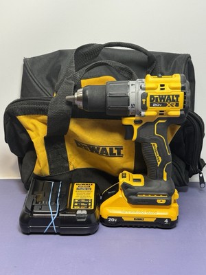 [10164-2] DeWalt Drill  DCD805 20V Max XR W/ Battery Charger Bag Clean Preowned