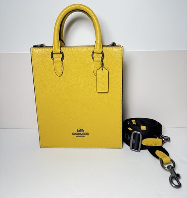 [10141-1] New  COACH Dylan Tote Bag CT910 QB/XC Honey 2 way Leather Shoulder Crossbody Bag