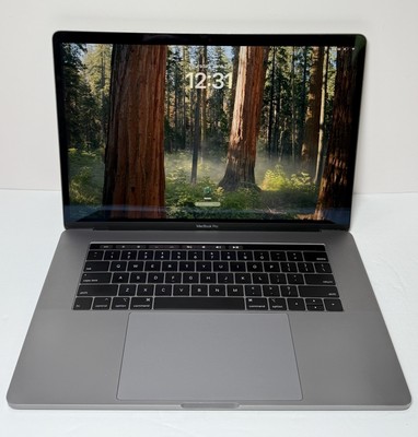 [10439-1] Apple MacBook Pro 2018 15" Space Gray i7,  16GB 256GB SSD MacOS Sequoia, A1990