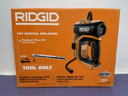 [10522-5] Ridgid R87044 18V Digital Inflator - Tool Only