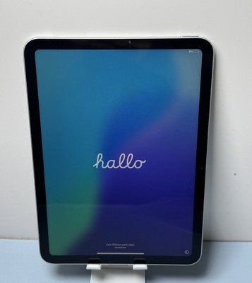 [10511-1] Apple iPad 10th Gen 64GB Silver A2696 - WiFi only, 100% batt health +Warranty