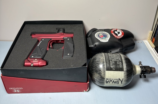 [10499-1] Empire Mini GS Paintball Marker w/ Barrel Kit, Ninja Tank, Speed Loader