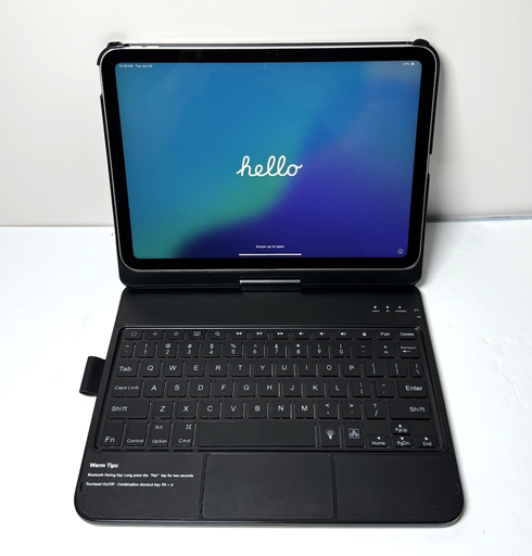 [10495-1] Apple iPad 10.9" 10th Gen 256GB, Wi-Fi, A2696 Silver -  100% battery, Excellent